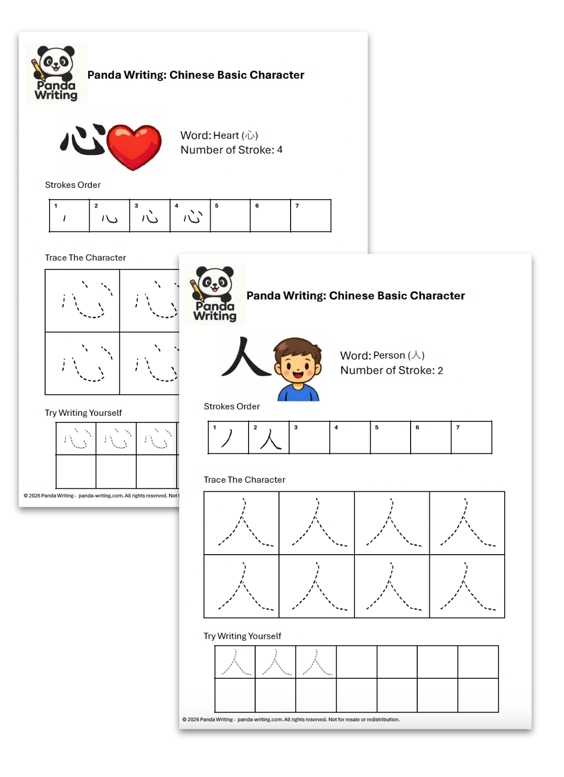 Basic Words Tracing Worksheet - Printable PDF for Young Learners